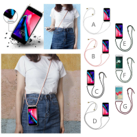 Bakeey transparant schokbestendig met trekkoord ketting touw beschermhoes voor xiaomi Redmi opmerking 7/Redmi opmerking