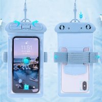 Tteoob T 35 Waterdichte Telefoon Tas Onderwater Zwemmen Duiken Touchscreen Telefoon Pouch Armbag met Elastische Armband