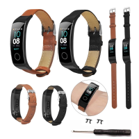 Bakeey ultradunne lederen vervangende horlogeband voor Huawei Honor band 5 & 4 smartwatch