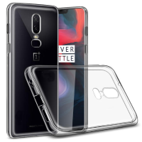 Bakeey Ultradunne transparante Soft TPU beschermhoes voor OnePlus 6 niet origineel