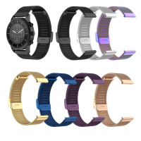 Bakeey universele 22mm Mesh Steel horlogeband voor Amazfit Huawei Fossil Garmin Ticwatch Xiaomi Color Smart Watch Non or