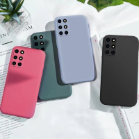 Bakeey voor OnePlus 8T Case Glad, schokbestendig met lensbeschermer Soft Vloeibare siliconen rubberen achterkant bescher