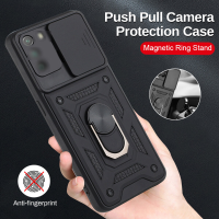 Bakeey voor Poco F3/Xiaomi Redmi K40 Case Armor Bumpers Schokbestendig Magnetisch met 360 Rotatie Vinger Ring Houder Sta
