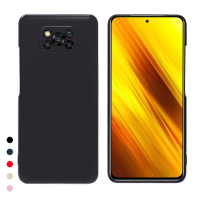 Bakeey voor POCO X3 PRO/POCO X3 NFC hoes Zijdezacht met lensbeschermer Anti vingerafdruk Schokbestendig Harde pc bescher