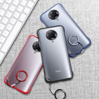 Bakeey voor Xiaomi Poco F2 Pro Koffer Frameloos Ultradun mat Met Vingerring Harde pc Protective Case Niet origineel