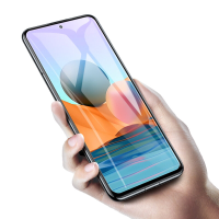 Bakeey voor Xiaomi Redmi 10 Screen Protector 5D gebogen rand volledige dekking anti explosie gehard glas voorfilm niet o