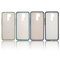 Bakeey voor Xiaomi Redmi 9 Case Mat Doorschijnend Antikras Antivingerafdruk Soft TPU + Harde pc Beschermhoes Niet origin