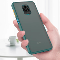 Bakeey voor Xiaomi Redmi Note 9S / Redmi Note 9 Pro/Redmi Note 9 Pro Max Case Schokbestendig Anti vingerafdruk Mat Doors