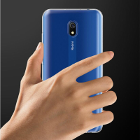 BAKEEY Xiaomi Redmi 8A Doorzichtig transparant schokbestendig harde pc beschermhoes Niet origineel