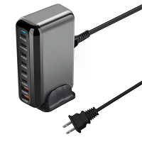 Bakeey YMX 908 500W 8 poorts USB PD oplader 2USB A+6USB C PD snellader bureau oplaadstation EU plug US plug voor iPhone