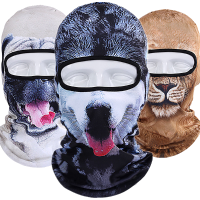 Balaclava Uv Protection 3d Animal Full Face Mask Windproof Cycling Polyester Bike Cs Hat
