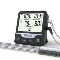 BALDR Split Dual Probe Voedselthermometer Grote Scherm Elektronische Voedselthermometer Intelligente Gesplitste Digitale