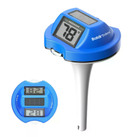 Baldr Therm Zonnepoolthermometer IP68 Waterdicht Drijvende Digitale Thermometer met Hoge Nauwkeurigheid voor Buitenbaden