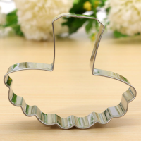 Ballet Skirt Shape Stainless Steel Cookie Cutter Fondant Cake Mold