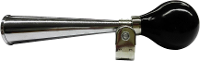 Ballhupe Fietsbel Zilver, Zwart