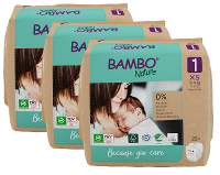 Bambo Nature Maat 1 Luiers XS   Multiverpakking