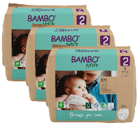 Bambo Nature Maat 2 Luiers S   Multiverpakking