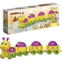 BanBao Caterpillar   Rups nummers Constructiespeelgoed 9103