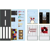 Iwallz   Music store sticker
