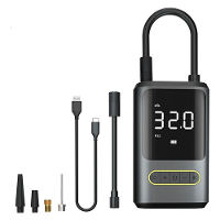 Bandenpomp Draagbare Luchtcompressor 150PSI Draadloze Luchtpomp met LCD Dubbel Scherm Geschikt voor Auto Inflator