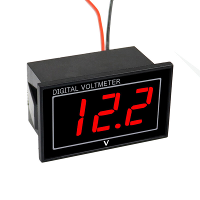 0.56 Inch Waterdichte Digitale LED Spanningsmeter DC 5 130V Indicator Voltmeter Voor Auto Motorfiets 12V 24V 36V 48V 72V