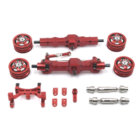 1/10 Auto Reserveonderdelen Metalen Upgrade As Stuurinrichting Gear Seat Hub Overbrengingsas Voor WPL C74 RC Auto Onderd
