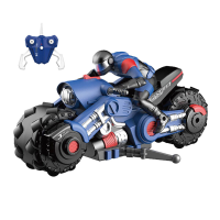 1/10 Motorcycle Stunt Drift RC Auto Stabiel Signaal opvallende Plastic 360 Graden Spinning Motorcycle Stunt Speelgoed vo