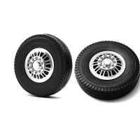 1/14 CNC simuleren band met metalen naaf voor Tamiya All Terrain Road banden RC auto onderdelen