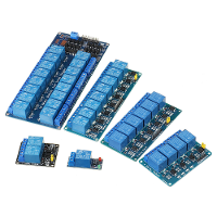 1/2/4/6/8/16 Relaismodule 8 kanaal met optocoupler relaisuitgang 1 2 4 6 relaismodule 8 kanalen Laag niveau trigger 5/12