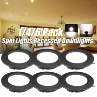 1/4/6 Stks LED Spot Lights Caravan Boot Lamp Kast Boekenkast Verzonken Downlight 12V