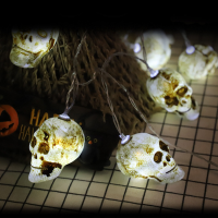 1.5 / 3 / 4.5M Halloween Ghost Skull Lichtslingers Feesthuisdecoratie