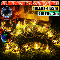 1.65M 3M LED Palace Fairy String Light Batterij aangedreven Ramadan Lamp Party Home Decoration