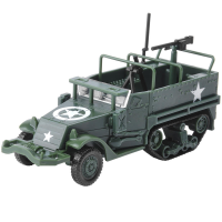 1:72 M3 DIY assemblage 4D Half Track gepantserd voertuigmodel voor kinderen Gift