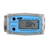 1 Inch elektronische turbine diesel benzine kerosine brandstofstroommeter