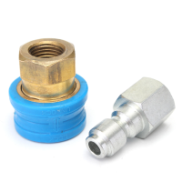 1 Paar Quick Release Compact 1 / 4F koppeling drukreiniger stoomreiniger