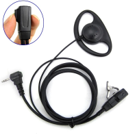 1 Pin FBI Oorhaak Oortelefoon D Type Headset PTT voor Motorola Talkabout Draagbare Radio TLKR T4 T60 T80 MR350R Walkie T