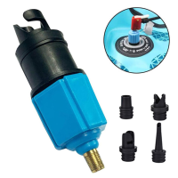 1 Set Opblaasbare Pomp Adapter SUP Luchtklep Adapter Voor Surf Paddle Board Rubberboot Kano Opblaasbare Boot Band Conver
