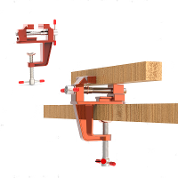 1 Stuks Verbeterde Mini Aluminiumlegering Tafelklemklem Klem Gereedschap voor Houtbewerking / Metaalbewerking / Snijden