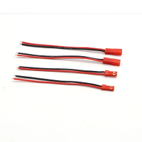 10 Paar Siliconen JST Kabels 22AWG Silicone Draad 150mm voor RC Vliegtuig Auto Boot Batterij Aansluiting