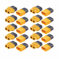10 Paar XT60H kogelconnector stekker geüpgraded van XT60 mantel vrouwelijk & mannelijk verguld voor RC onderdelen