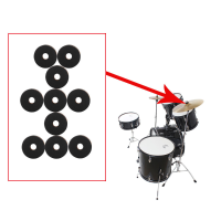 10 Pakken IRIN MD139 Drum Cymbal Vilt Pad Bescherming Ronde Scheider Drummat voor Drumbeugels