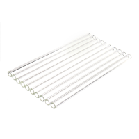 10 Stks 200mm dikke muur borosilicaatglas buis blazen tubing lab glaswerk
