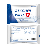 10 STKS Draagbare Alcohol Sterilisatie Doekjes Alcohol Pads Wattenstaafjes Vochtige Doekjes Huid voor Thuisreiniging