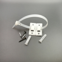 10 Stks / set plastic meubels reverse gesp voor baby kind proofing strap tip lock