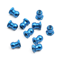 10 Stuks Aluminiumlegering Kogelkopmoeren 5mm voor TAMIYA 1/10 RC Auto Voertuig Model Speelgoed Reserveonderdelen 53640