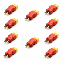 10 Stuks Amass XT60 vrouwelijk naar T Plug mannelijk adapterconnector voor RC modellen