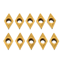 10 Stuks DCMT070204 YBC251 Carbide Inzetstuk voor SDNCN1010H07/SDNCN1212H07 Draaigereedschap Houder