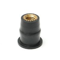 10 Stuks M5 5mm Metrische Rubberen Klinkmoeren Windscherm Motorfiets Windscherm Nok Windkap