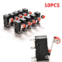 10 Stuks Roller Lever Arm PCB terminals Micro Limit Normaal Open/Close Switch KW12 3