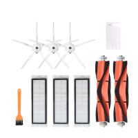 10 Stuks vervangingen voor XIAOMI Roborock S6 S5 E35 E2 stofzuigeronderdelen accessoires 3 * 5 arm zijborstels 3 * filte
